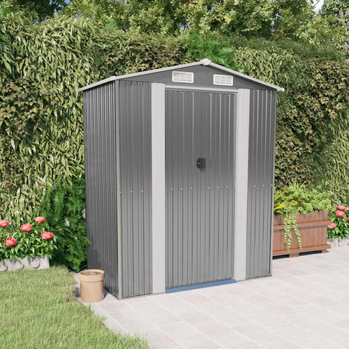 Walplus garden shed light grey - garden,