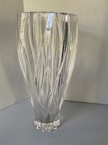 Vintage crystal vase - vintage,
