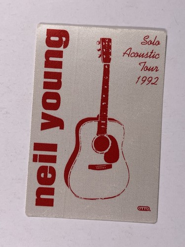Neil young backstage pass - young,
