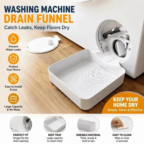 Washing machine drainage tray - washing,