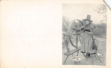 POSTCARD - WALES - LADY IN