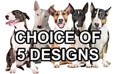 Bull terrier self adhesive - terrier,