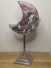 Pink Tourmaline Crystal Moon