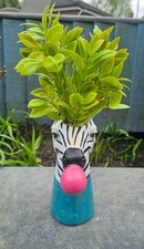 Ziggy the Zebra - Quirky Pot -