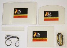 Broseley Stove Replacement Glass and Glass Seal - Clear Glass