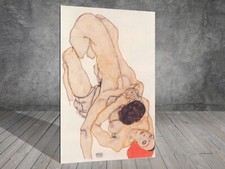 Egon Schiele Two girls Lovers