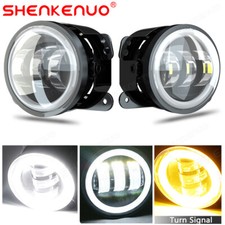 2x 4-inch Round LED Fog Lights