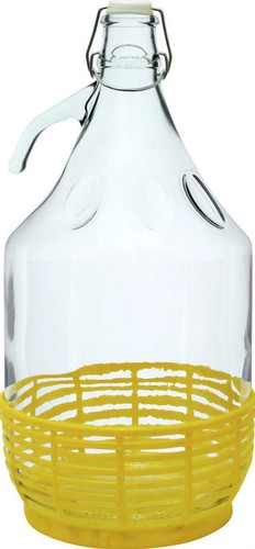 Glass demijohn 5 litre - x,