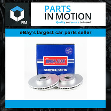 2x Brake Discs Pair Vented