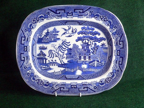 Antique willow pattern - willow,