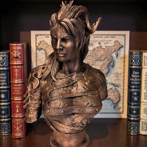 Karlach bust baldurs gate - karlach,
