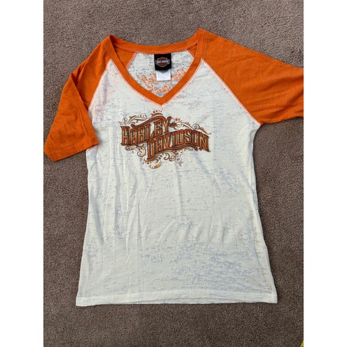 Harley davidson burnout raglan - harley-davidson,