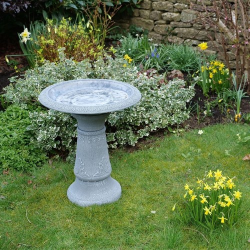 Cameo bird bath - with, tall