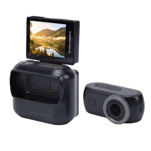Flip screen action camera - action,