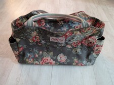 Cath Kidston Dark Green & Floral Tote Bag In Good Condition Pre-owned
