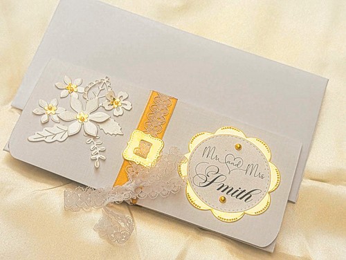 Personalised wedding money - personalised,