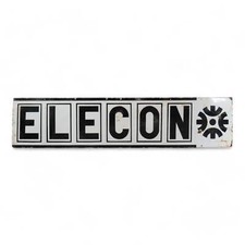 Very Large 200 cm 'ELECON' Vintage Enamel Sign
