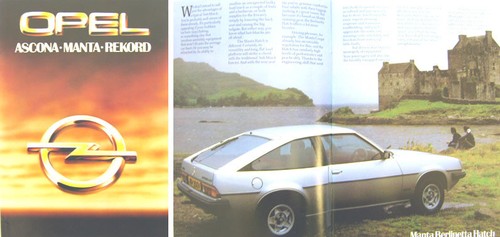Opel ascona manta rekord - b,,
