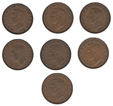 British George VI Half Penny