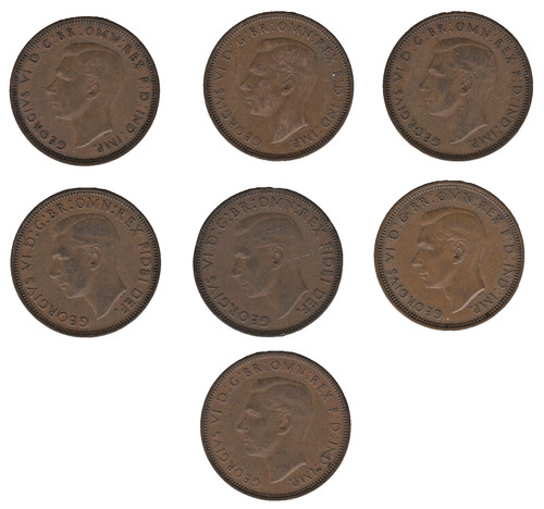 British george half penny - british, vi