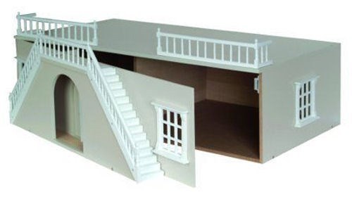 Dolls house basement painted - house,