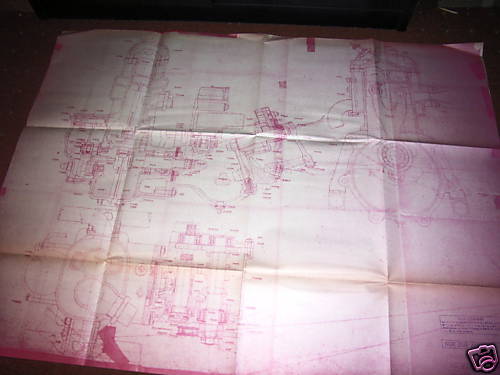 Cross section drawing puch - section,
