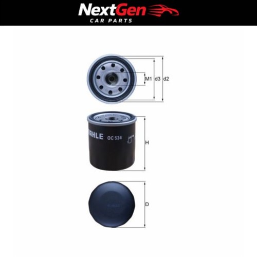 Oil filter mahle oc534 - oil,