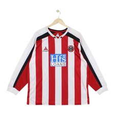 Sheffield United 2005-06 Football Shirt Mens Size L Red #50 Arthur Long Sleeve