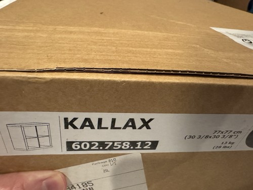 Ikea kallax shelf unit - unit, black