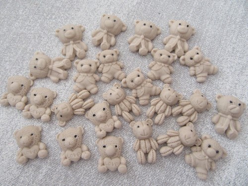 Brown teddy bears sugar - 24,