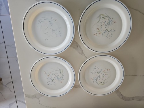 White faded floral dinner - white,