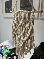 Macrame Woven Wall Hanging Boho Home Chic Bohemian Geometric Art Decor Beautiful