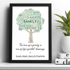 Personalised Family Tree Gifts