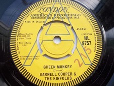 GARNELL COOPER & THE KINFOLKS GREEN MONKEY MOD DANCER UK LONDON DEMO IN VG++ CON