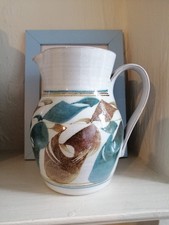Studio Pottery Jug , Marked JG
