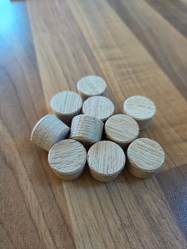 10x 16mm oak wood plugs - 16mm,