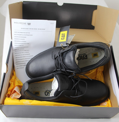 Caterpillar black safety shoes - safety,