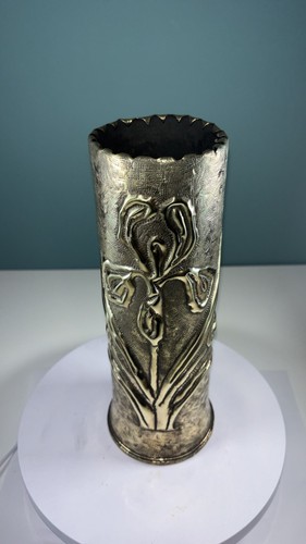 Artillery shell brass vase - brass,
