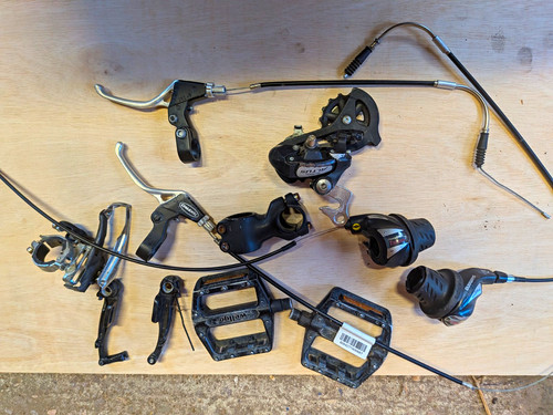 Shimano wellgo tektro mtb - shimano,,