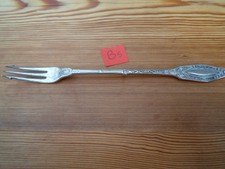 VINTAGE   SILVER  PICKLE FORK