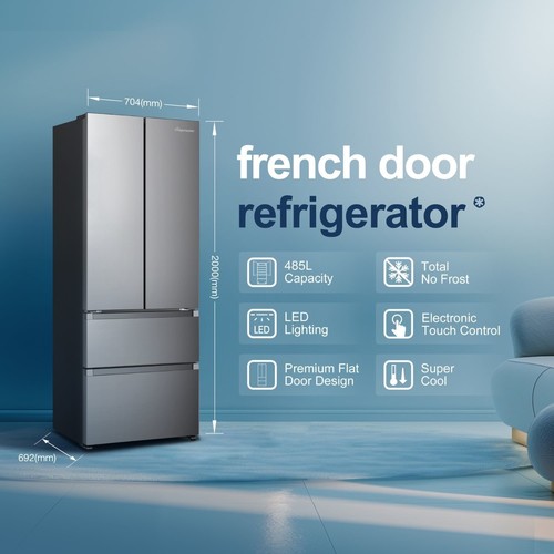 Fridgemaster 485 litre french - fridgemaster,