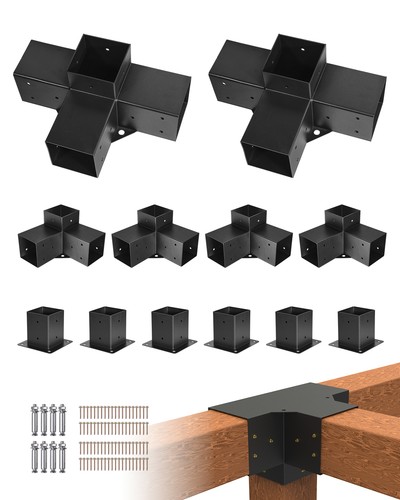 Vevor 4x4 inch pergola bracket - 4x4,