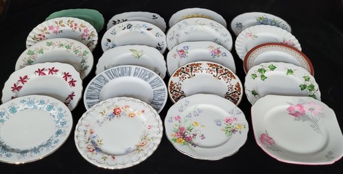Job lot vintage side plates - lot,