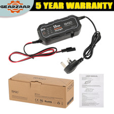 SAE Smart 12V Motorcycle Motorbike Car Battery Charger Automatic Smart Trickle