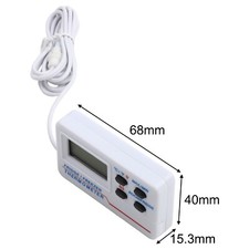 Temperature Monitor for Cold Storage with Adjustable Alarms and Clear Display