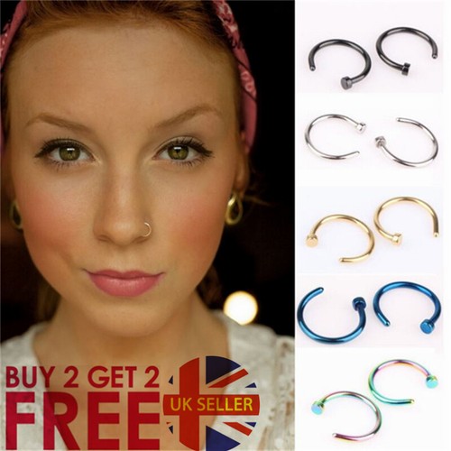 Nose ring surgical steel - ring,