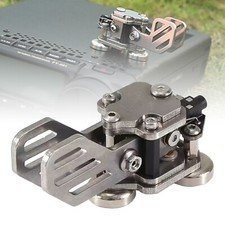 CW Dual paddle HF Shortwave Key Armor Scull Automatic Key Morse Code Mini Key UK