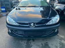 Peugeot 206 1998-2006 front bumper with fog lights - black EXYB - breaking - 339