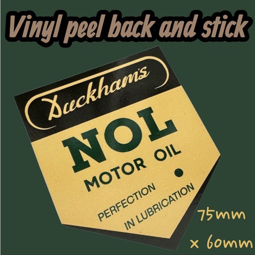 Duckhams nol motor oil - nol,