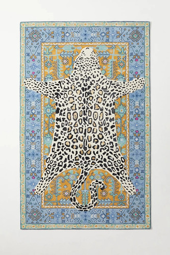 Octavia leopard blue gold - leopard,